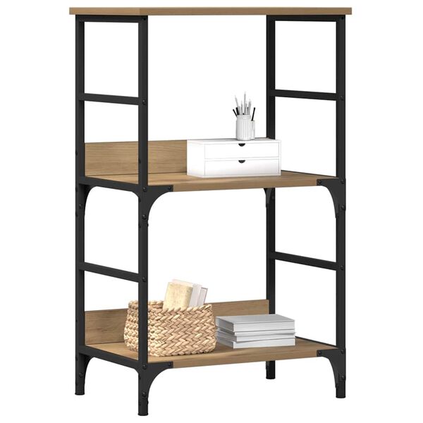 vidaXL Knihovna dub artisan 50 x 33 x 82 cm kompozitn&iacute; dřevo