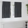 vidaXL Zatemňovac&iacute; z&aacute;věsy 2 pcs Světle &scaron;ed&aacute; 140 x 140 cm samet