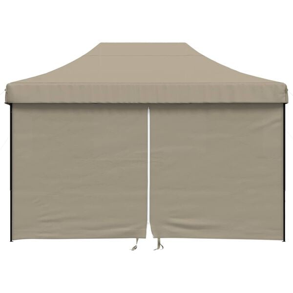 vidaXL Party Stan Taupe 279 x 410 x 315 cm Oxford l&aacute;tka