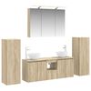 vidaXL Sada koupelnov&eacute;ho n&aacute;bytku 6 pcs Dub sonoma