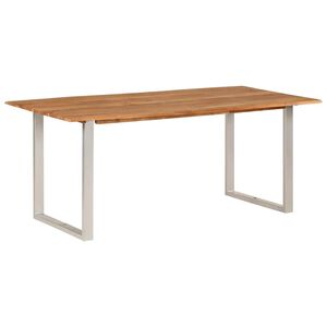 vidaXL J&iacute;deln&iacute; stůl 180 x 90 x 76 cm masivn&iacute; ak&aacute;ciov&eacute; dřevo