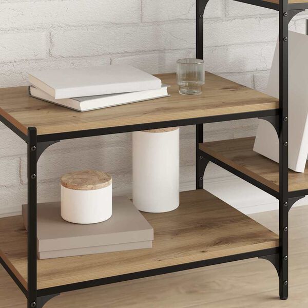 vidaXL Police na knihy 4 pcs Hněd&aacute; 60 x 40 x 1,5 cm kompozitn&iacute; dřevo