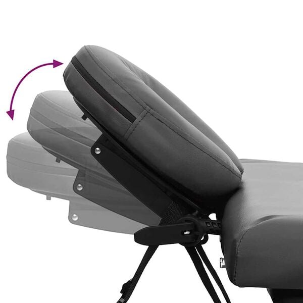 vidaXL Mas&aacute;žn&iacute; stůl se 4 z&oacute;nami hlin&iacute;kov&yacute; r&aacute;m antracitov&yacute; 186 x 68 cm