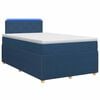 vidaXL Postel boxspring s matrac&iacute; s čelo Modr&aacute; 120 x 200 cm Textil