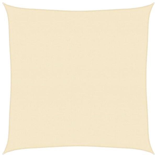 vidaXL Plachta proti slunci 160 g/m&sup2; kr&eacute;mov&aacute; 6 x 6 m HDPE