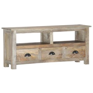 vidaXL TV stolek 110 x 30 x 50 cm masivn&iacute; mangovn&iacute;kov&eacute; dřevo