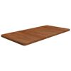 vidaXL Koupelnov&aacute; deska tmavě hněd&aacute; 100x50x2,5 cm o&scaron;etřen&yacute; masiv