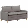 vidaXL Pohovka Taupe 156 x 81 x 87,5 cm Textil