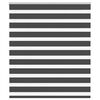 vidaXL Zebra roleta čern&aacute; 135x150 cm &scaron;&iacute;řka l&aacute;tky 130,9 cm polyester