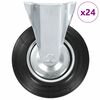 vidaXL 24 ks pevn&aacute; kolečka 200 mm