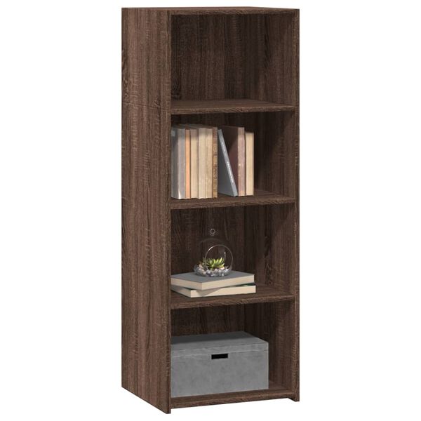vidaXL Skříň highboard hnědý dub 45 x 41 x 124 cm kompozitní dřevo