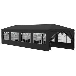 vidaXL Party stan 3 x 12 m antracitov&yacute;