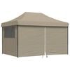 vidaXL Party Stan Taupe 279 x 410 x 315 cm Oxford l&aacute;tka