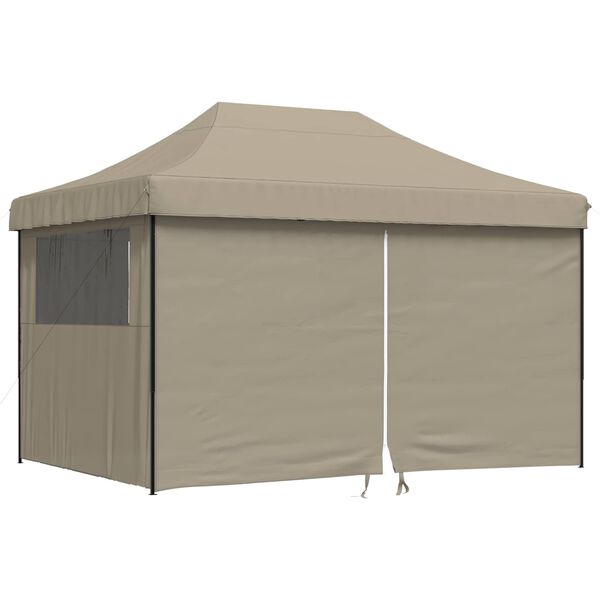 vidaXL Party Stan Taupe 279 x 410 x 315 cm Oxford l&aacute;tka