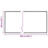 vidaXL Kryt na rostliny s oky 2x6 m Polyethylen