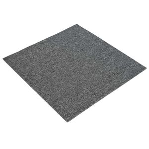 vidaXL Kobercov&aacute; dlaždice Středně &scaron;ed&aacute; 50 x 50 cm 36 ks PP a bitumen