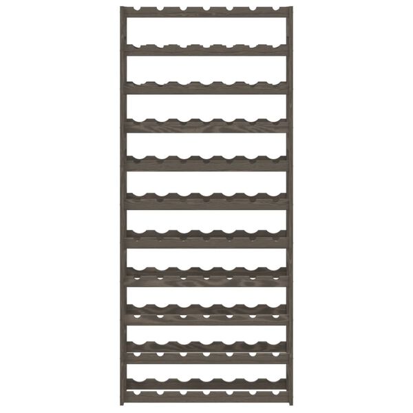 vidaXL Stojan na v&iacute;no na 77 lahv&iacute; &scaron;ed&yacute; masivn&iacute; borov&eacute; dřevo