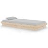 vidaXL R&aacute;m postele masivn&iacute; dřevo 90 x 190 cm Single
