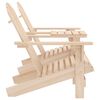 vidaXL Zahradn&iacute; židle Adirondack s čajov&yacute;m stolkem masivn&iacute; jedle