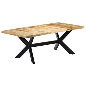 vidaXL J&iacute;deln&iacute; stůl 200 x 100 x 75 cm masivn&iacute; mangovn&iacute;kov&eacute; dřevo