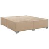 vidaXL Box spring postel s matrac&iacute; cappuccino 180 x 200 cm uměl&aacute; kůže