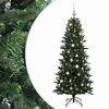 vidaXL Uměl&yacute; v&aacute;nočn&iacute; stromek s v&aacute;nočn&iacute;mi koulemi 120 cm 150 LED