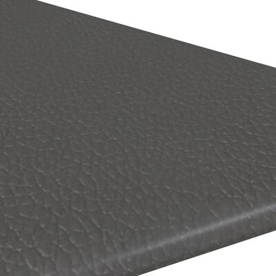vidaXL Nástěnné panely 12 ks šedé 30 x 30 cm umělá kůže 0,54 m²