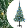 vidaXL Uměl&yacute; v&aacute;nočn&iacute; stromeček se sněhem a LED osvětlen&iacute;m 120 cm