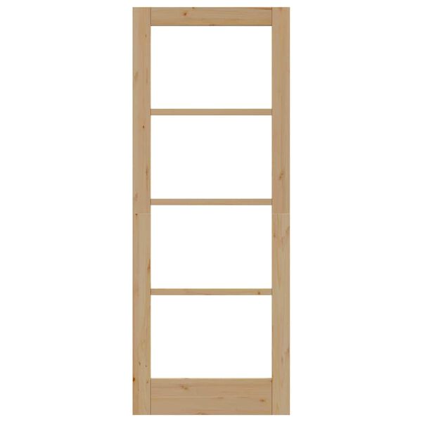 vidaXL Vnitřní Dveře se Sklem ORKDAL Hnědá 78 x 202 cm