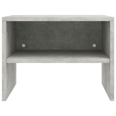 vidaXL Noční stolek betonově šedý 40 x 30 x 30 cm dřevotříska