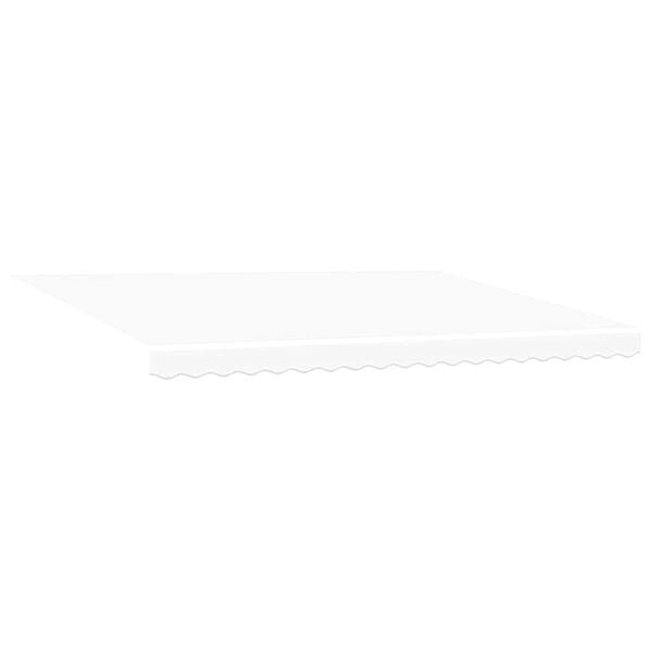 vidaXL N&aacute;hradn&iacute; l&aacute;tka na mark&yacute;zu B&iacute;l&aacute; 430 x 295 cm Polyester