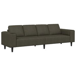 vidaXL Pohovka do ob&yacute;vac&iacute;ho pokoje Arm&aacute;dně zelen&aacute; 250 x 77 x 76 cm