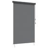vidaXL Roleta Světle &scaron;ed&aacute; 120 x 250 cm Textil a hlin&iacute;k
