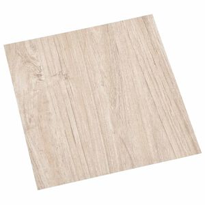 vidaXL Samolepic&iacute; podlahov&aacute; prkna Světle hněd&aacute; a b&iacute;l&aacute; 30,5 x 30,5 cm