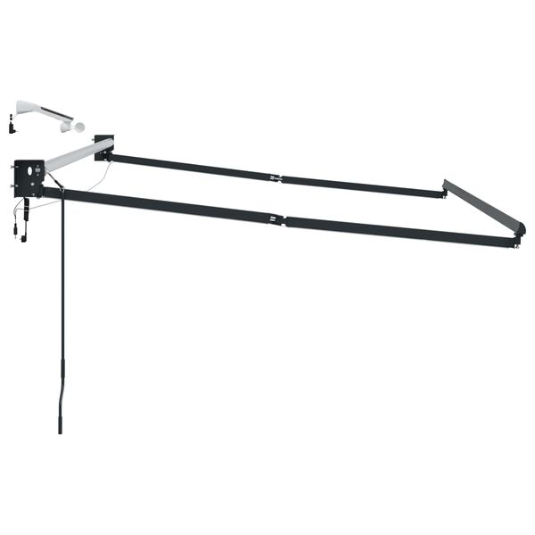 vidaXL Elektrick&yacute; skl&aacute;dac&iacute; r&aacute;m mark&yacute;zy Antracit 3 x 2,5 m Hlin&iacute;k