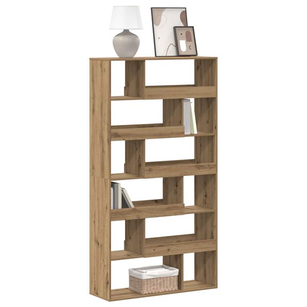 vidaXL Knihovna dub artisan 100 x 33 x 187,5 cm kompozitn&iacute; dřevo