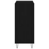 vidaXL Skř&iacute;ň na gramofonov&eacute; desky s polic&iacute; Čern&yacute; dub 85 x 38 x 89 cm