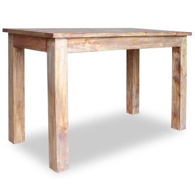 vidaXL Jídelní stůl masivní recyklované dřevo 120 x 60 x 77 cm