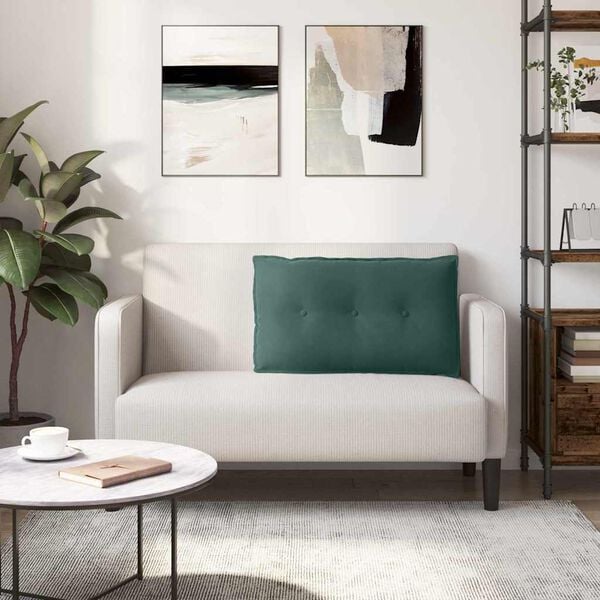 vidaXL Pol&scaron;t&aacute;ř na z&aacute;da Tmavě zelen&aacute; 80 x 50 cm Žebrovan&aacute; l&aacute;tka