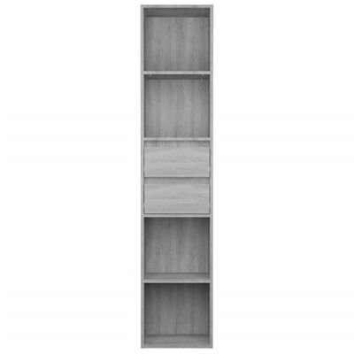 vidaXL Knihovna šedá sonoma 36 x 30 x 171 cm kompozitní dřevo