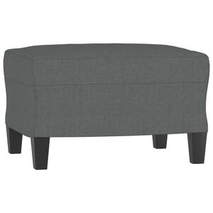 vidaXL Podnožka tmavě &scaron;ed&aacute; 60 x 50 x 41 cm textil