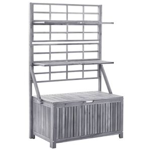 vidaXL &Uacute;ložn&yacute; box s trel&aacute;ž&iacute; &scaron;ed&yacute; 99x55x160 cm masivn&iacute; ak&aacute;ciov&eacute; dřevo