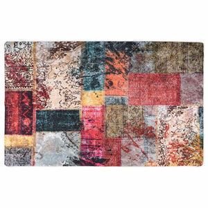 vidaXL Koberec prateln&yacute; patchwork 160x230 cm v&iacute;cebarevn&yacute;
