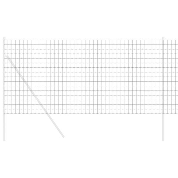 vidaXL Euro plot &Scaron;ed&aacute; 1,4 x 10 m Železo potažen&eacute; PVC