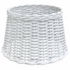 vidaXL St&iacute;nidlo na lustr b&iacute;l&eacute; &Oslash; 45 x 28 cm proutěn&eacute;