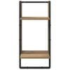 vidaXL Sada n&aacute;stěnn&yacute;ch polic 4 pcs Artisanov&yacute; dub 65 x 25 x 30 cm