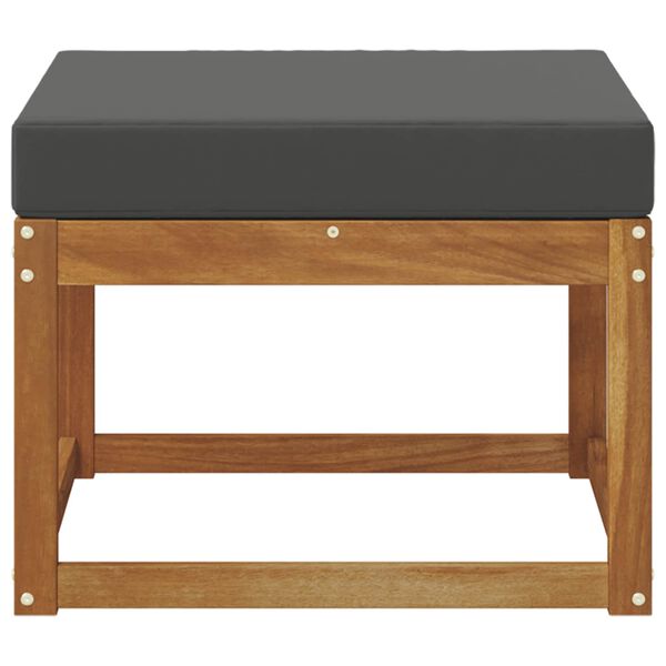 vidaXL Venkovn&iacute; podnožka Masivn&iacute; ak&aacute;tov&eacute; dřevo Př&iacute;rodn&iacute;