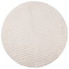vidaXL Kusov&eacute; koberce Kulat&yacute; SIROLO B&eacute;žov&aacute; &Oslash; 120 CM Polyester
