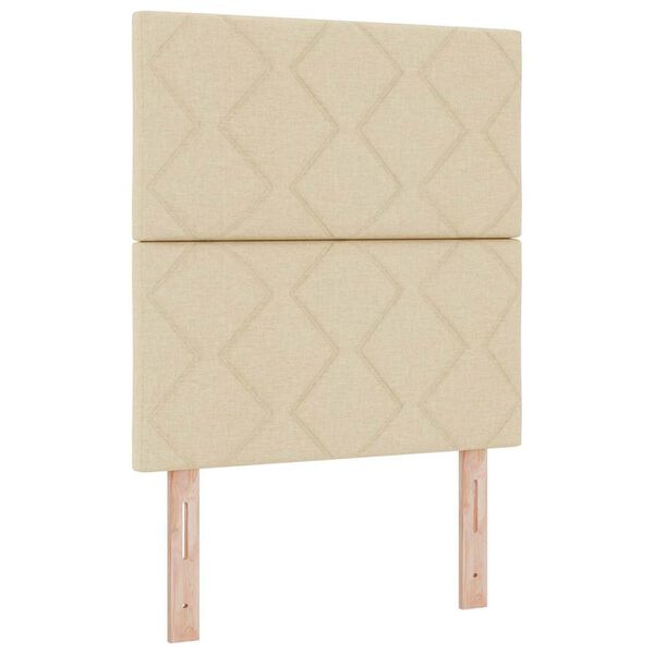 vidaXL Postel s boxspringem s matrac&iacute; Kr&eacute;mov&aacute; 200 x 80 cm textil