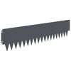 vidaXL Okraj tr&aacute;vn&iacute;ku 20 pcs 103 x 25 cm kov Antracitov&aacute;